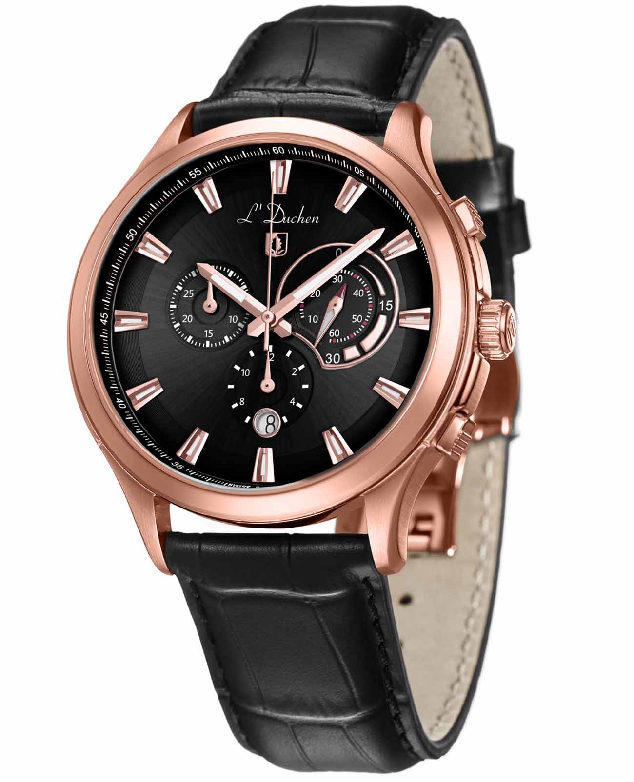 L'Duchen L'Duchen Pilotage D 742.41.41 , наручные мужские часы фото под углом